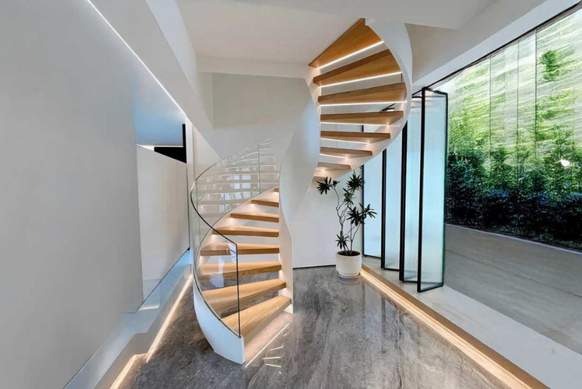 Glass Staircase Railing